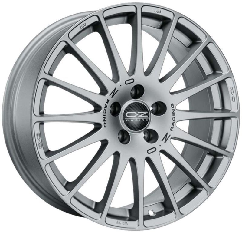 4X114.3 7X17 ET43 OZ SUPERTURISMO GT RACE SILVER