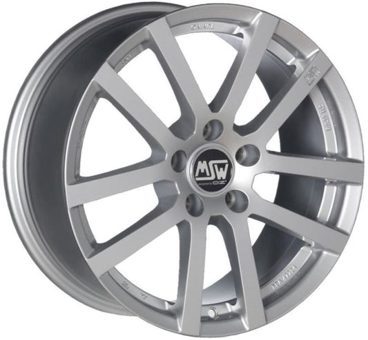 5X112 6.5X15 ET45 MSW 22 FULL SILVER 57.1